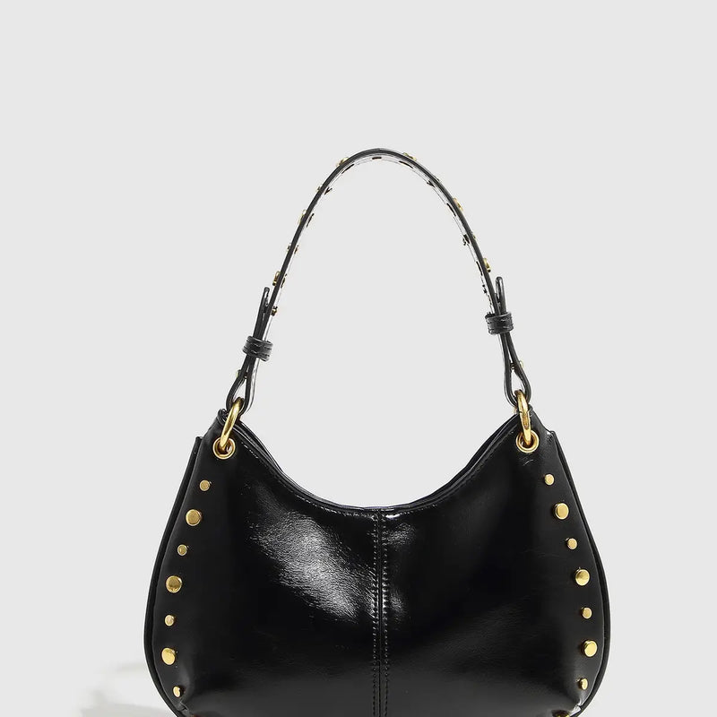 STUDDED SHOULDER PURSE