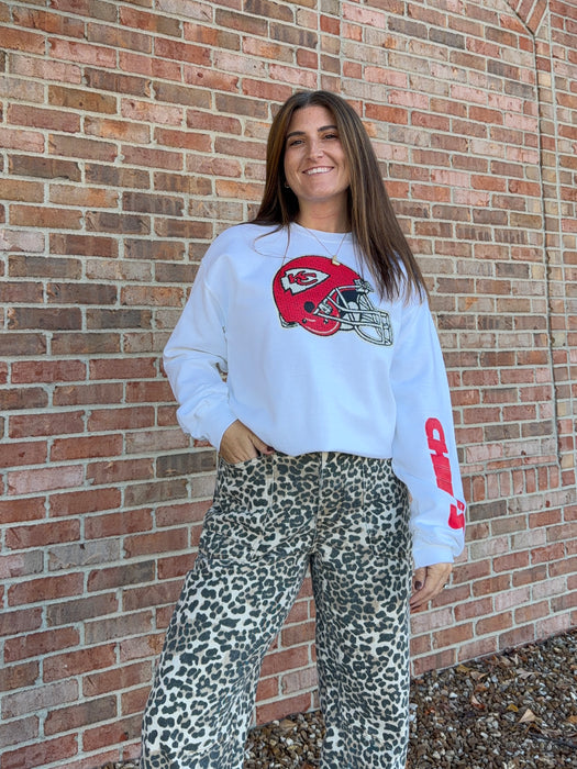 KC HELMET SWEATSHIRT