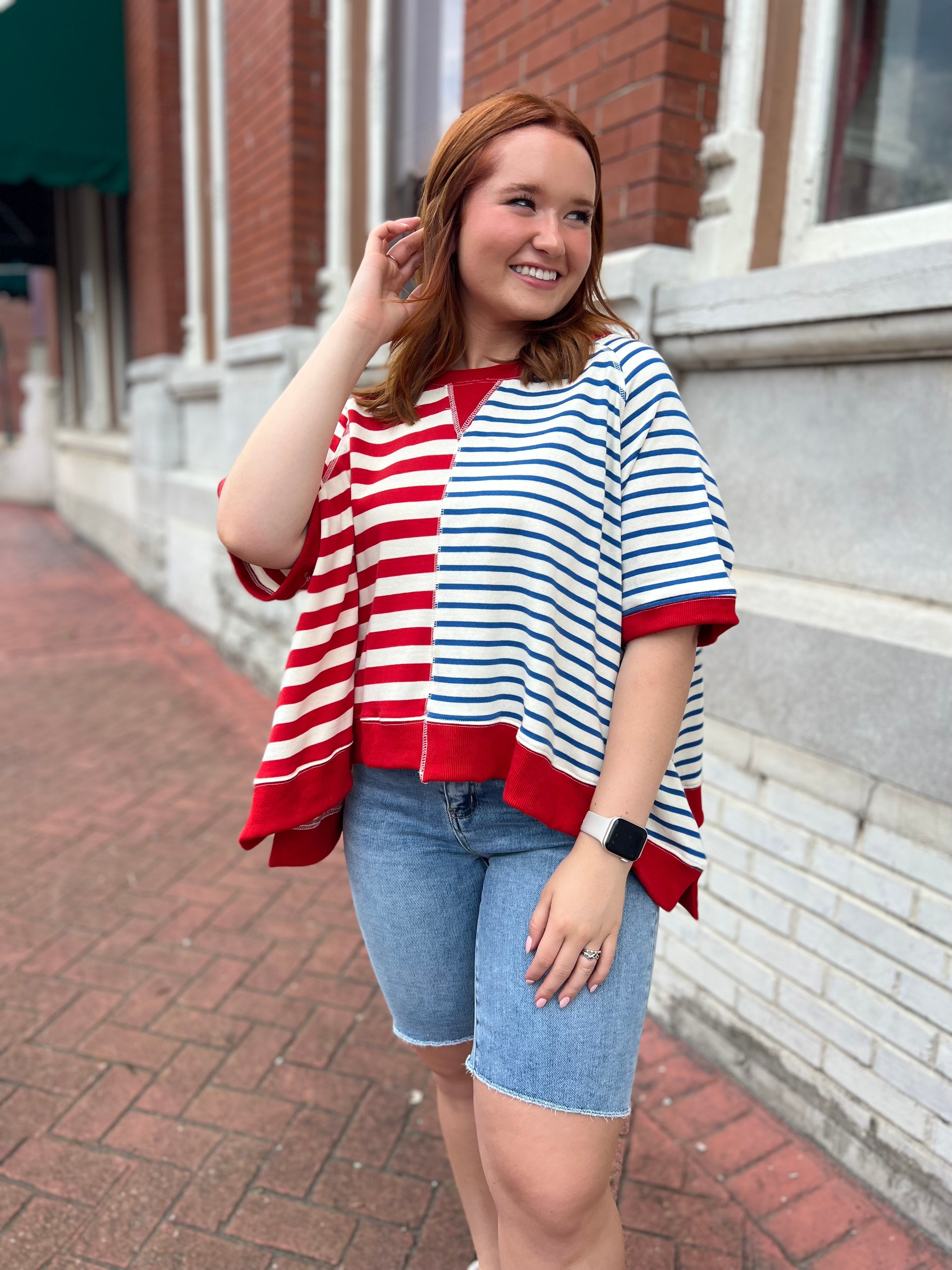 FOREVER STRIPES TOP