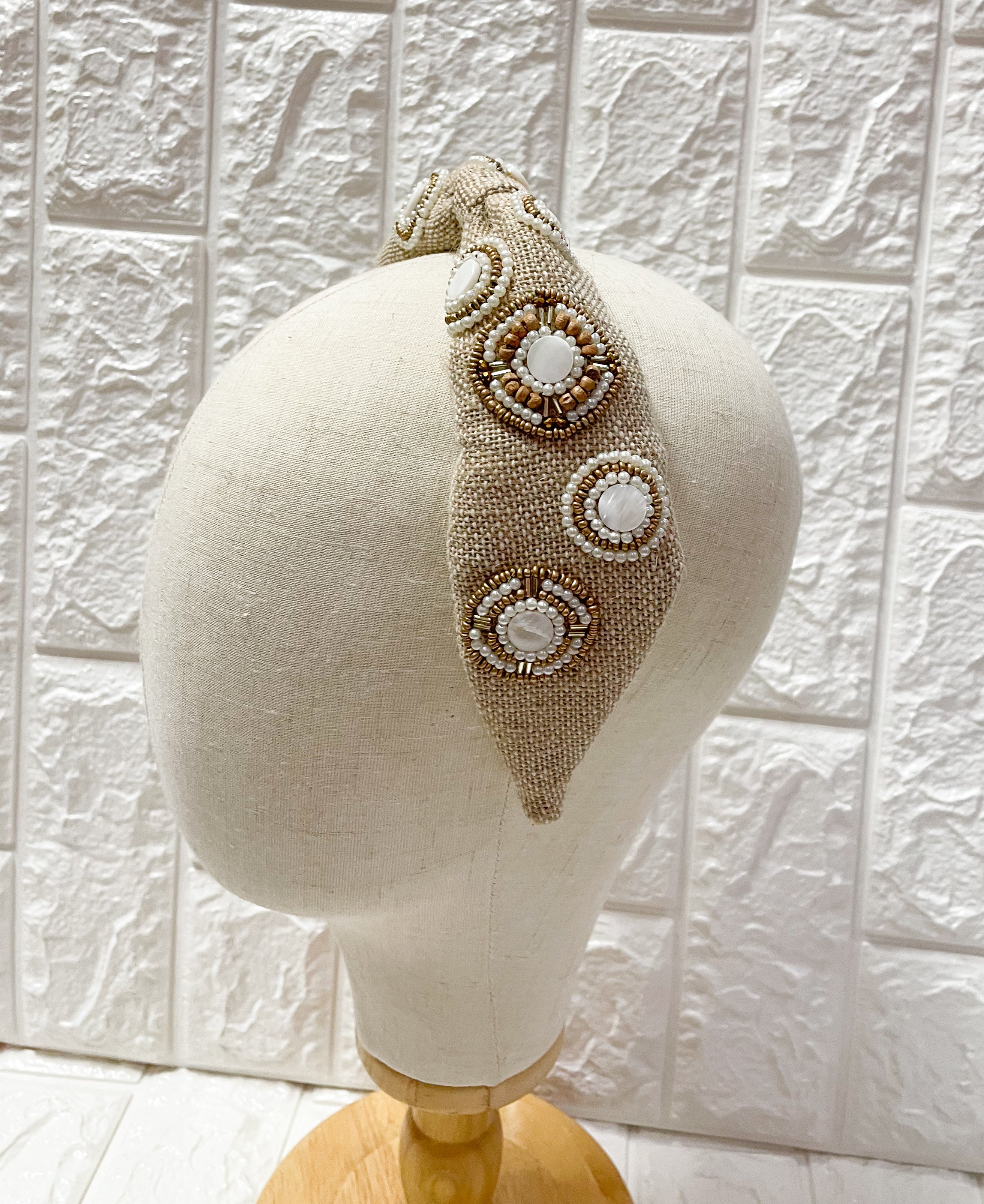 BEADED CIRCLE HEADBAND