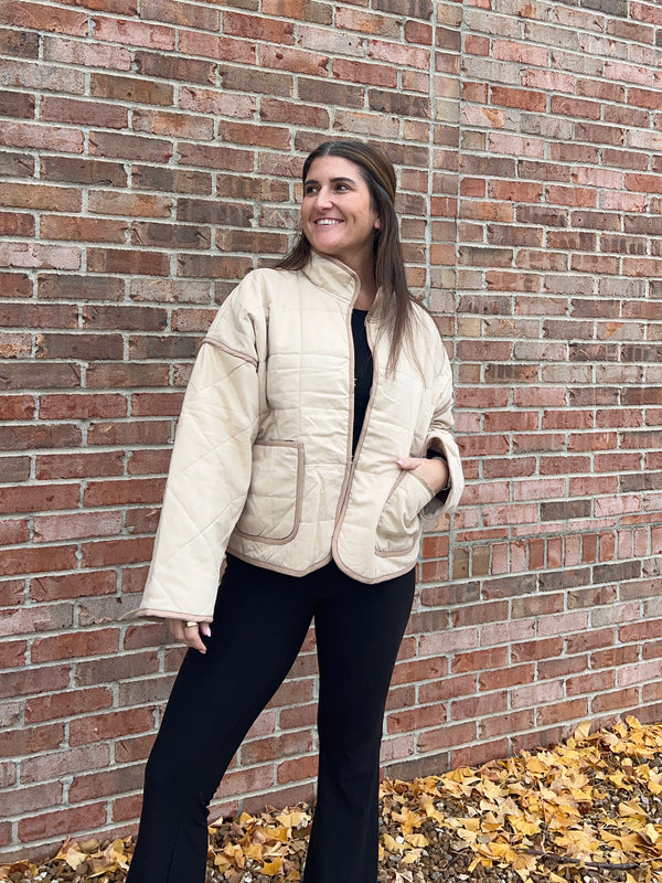 DOORBUSTER QUILTED JACKET- 3 COLORS