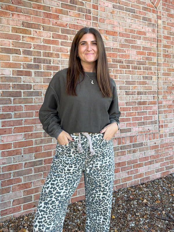 CORDED PULLOVER- 8 COLORS