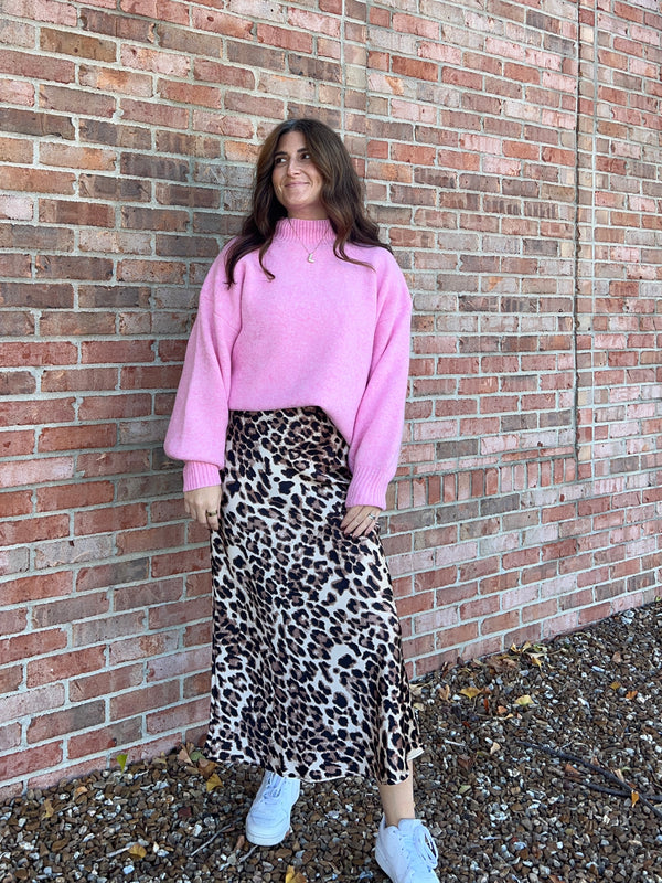 MOCK NECK SWEATER- 8 COLORS