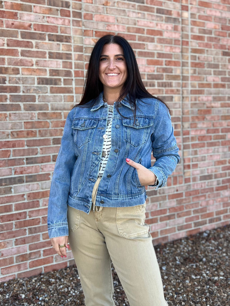 MORE ME AND YOU DENIM JACKET