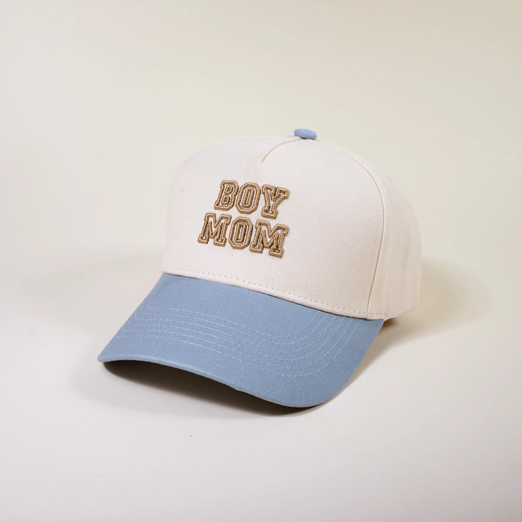 BOY MOM CANVAS HAT