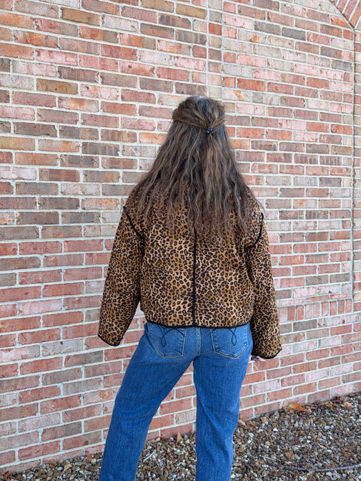 LEOPARD PRINT JACKET