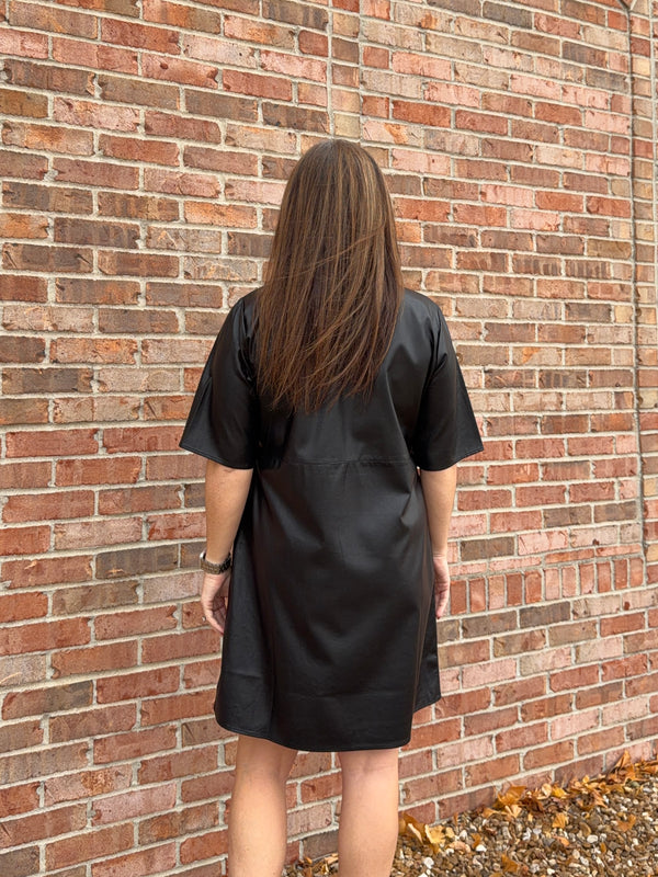 LEATHER DRESS