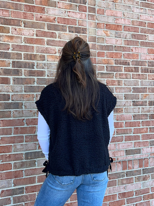 FAUX FUR VEST- 2 COLORS