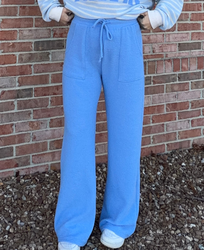 BABY'S BLUE DRAWSTRING PANTS