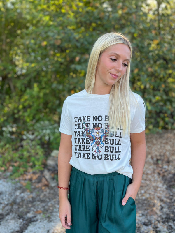 TAKE NO BULL GRAPHIC TEE