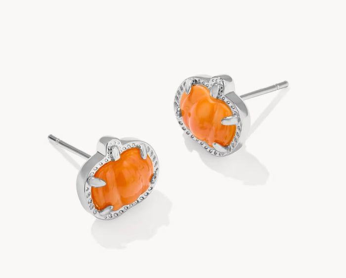 KENDRA SCOTT: PUMPKIN STUD EARRING