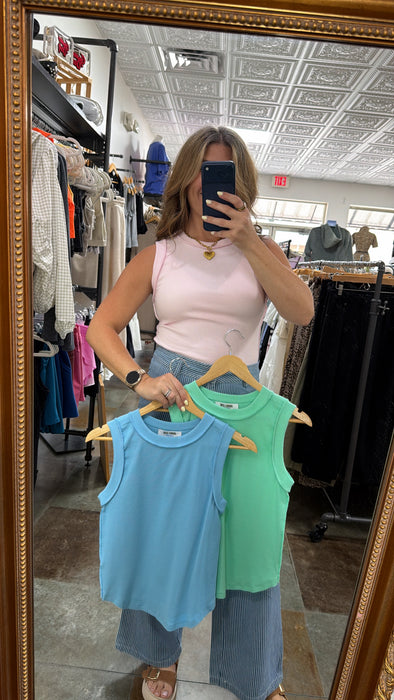 EVERYDAY BASIC TANK TOP- 3 COLORS
