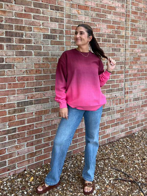 CORDED PULLOVER- 4 COLORS