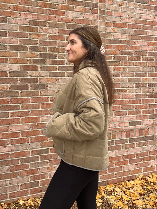 DOORBUSTER QUILTED JACKET- 3 COLORS