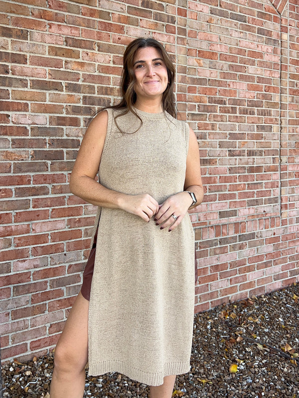 LONGLINE SWEATER- 2 COLORS