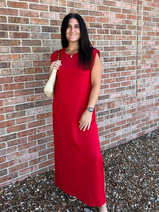 LOVE GAME MIDI DRESS