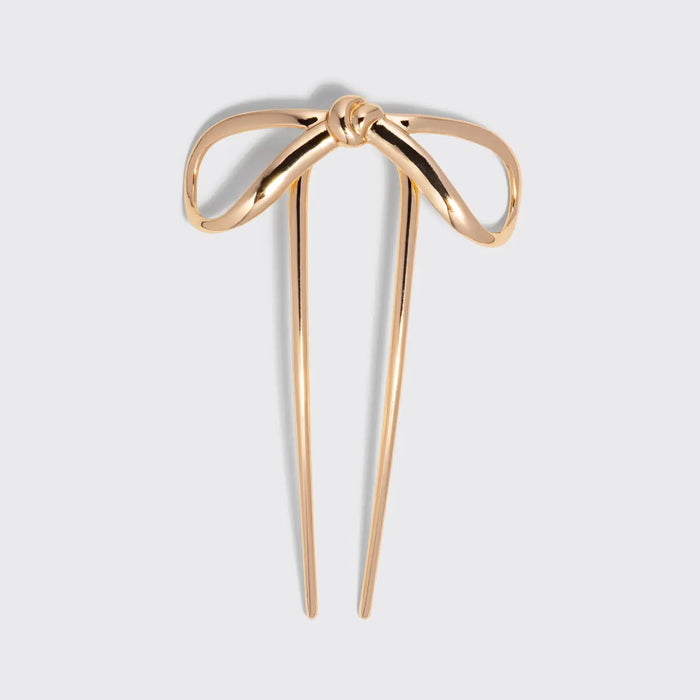 METAL BOW FRENCH HAIR PIN