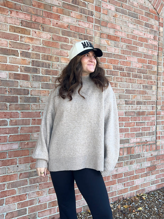 MOCK NECK SWEATER- 8 COLORS