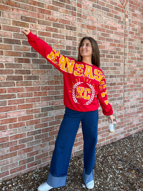 KANSAS CITY LARGE PRINT SWEATSHIRT