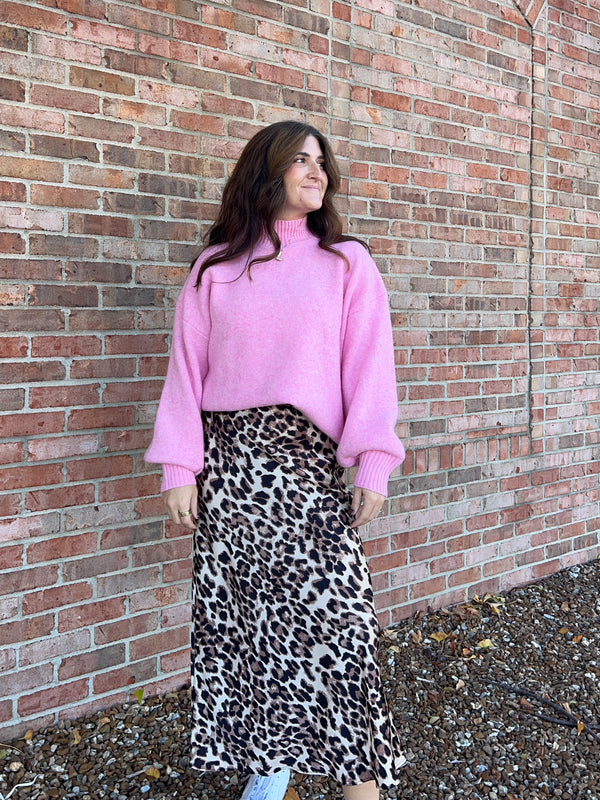 MOCK NECK SWEATER- 8 COLORS