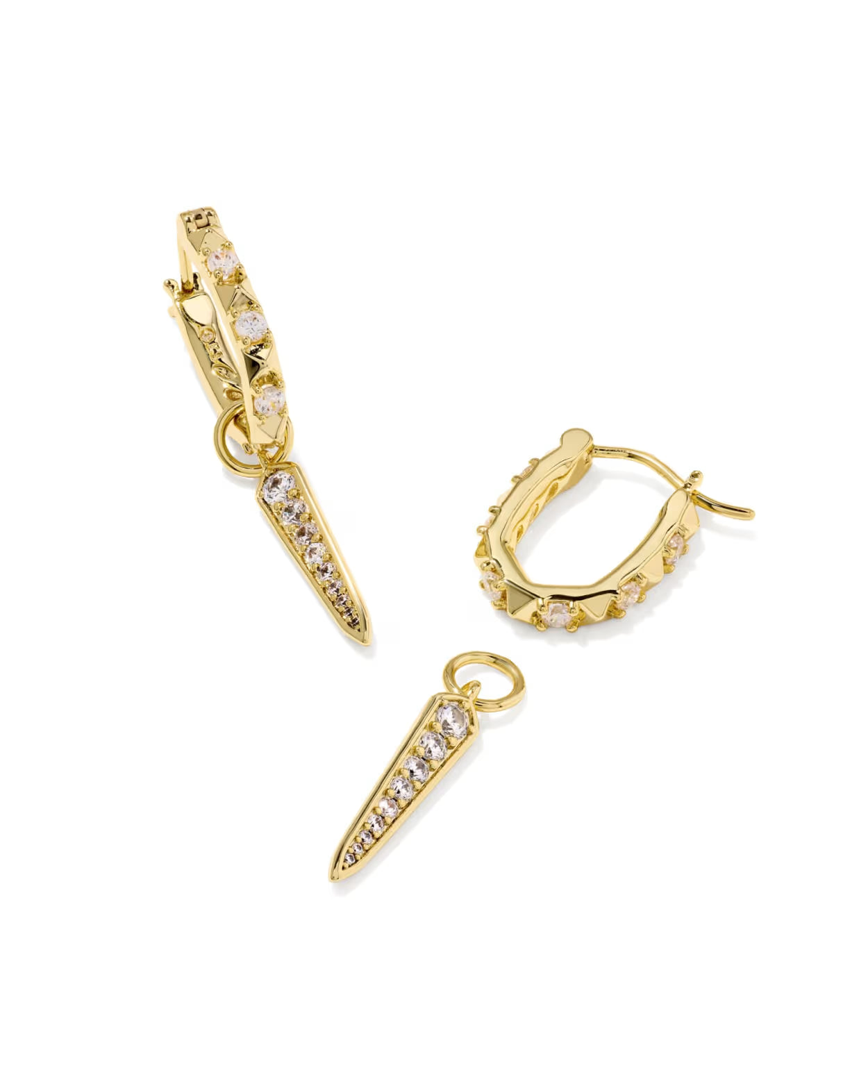 KENDRA SCOTT: FATE CHARM HUGGIE HOOP