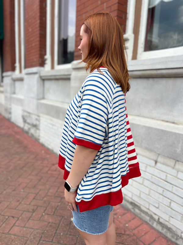 FOREVER STRIPES TOP