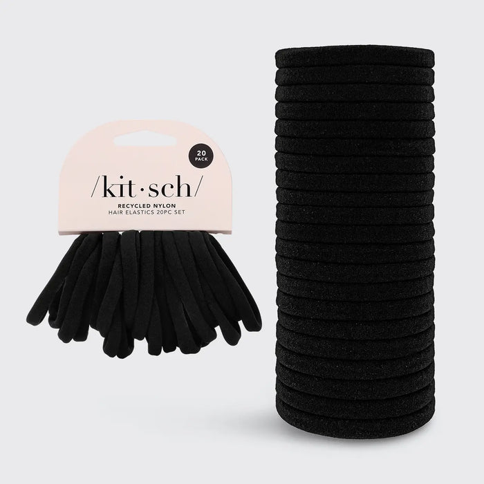 20 PIECE NYLON ELASTICS- 2 COLORS