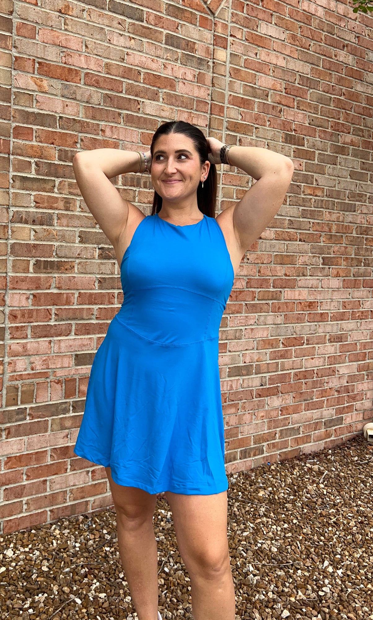 athleisure dress KEYHOLE ATHLEISURE DRESS – Crave Boutique