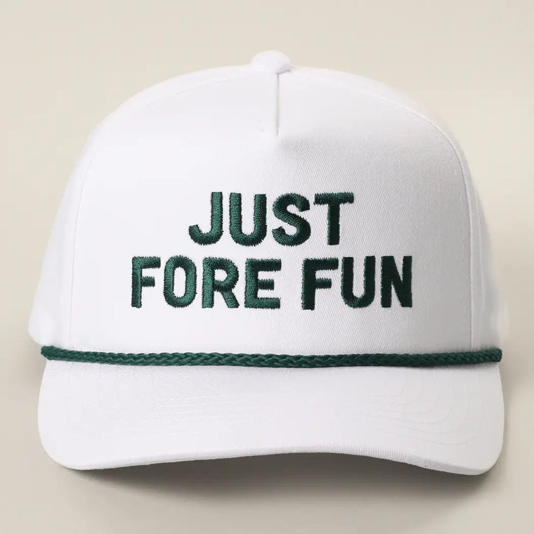 JUST FORE FUN HAT