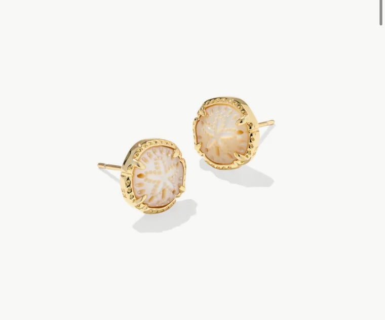 KENDRA SCOTT: SAND DOLLAR EARRINGS