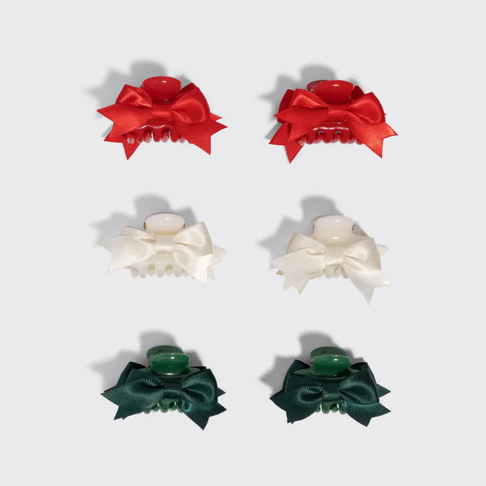 HOLIDAY MINI CLAW CLIPS