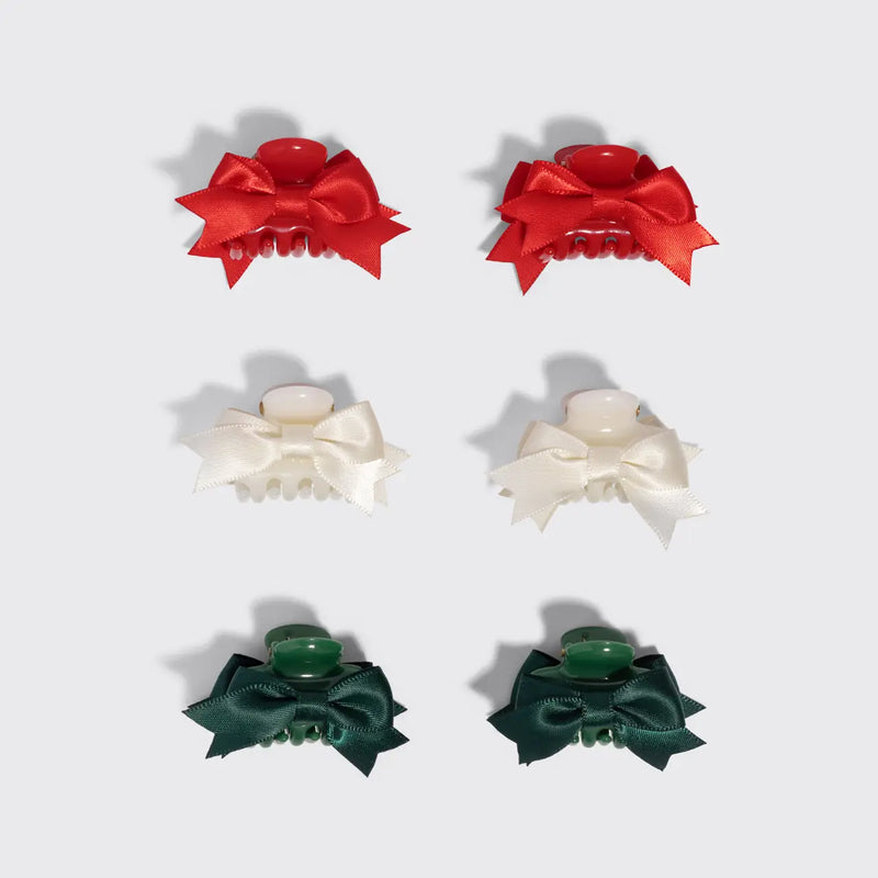 HOLIDAY MINI CLAW CLIPS