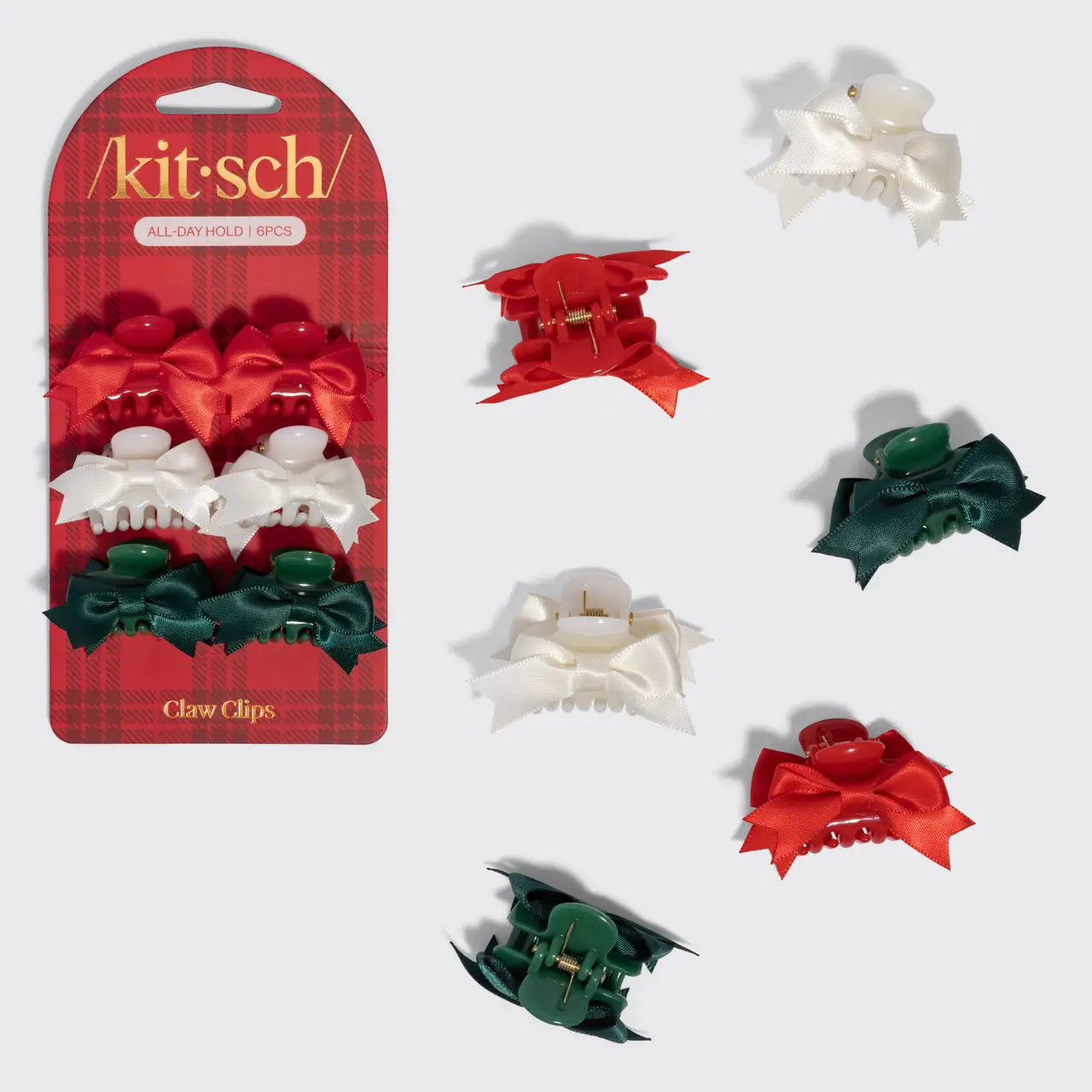 HOLIDAY MINI CLAW CLIPS