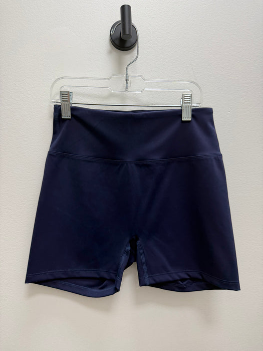 NAVY BIKER SHORTS