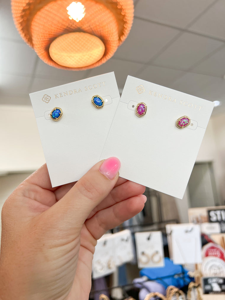 KENDRA SCOTT: DAPHNE FRAMED STUD EARRING