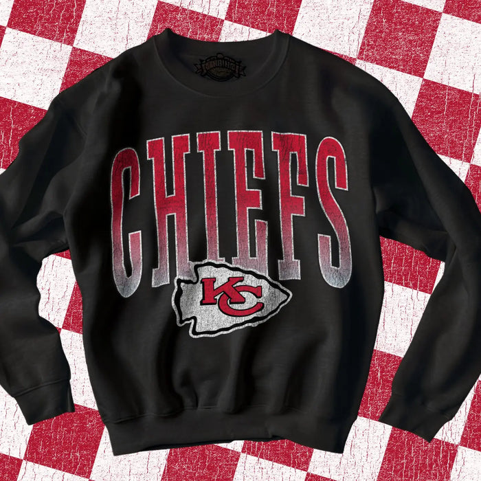 DISTRESSED CHIEFS SWEATSHIRT