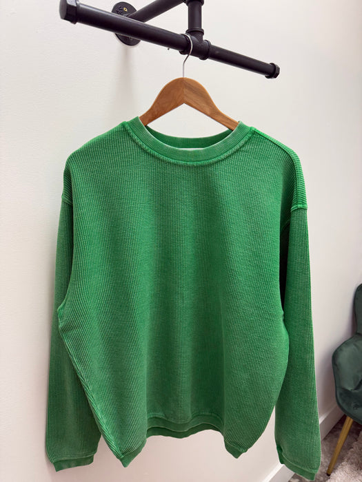 CORDED PULLOVER- 8 COLORS