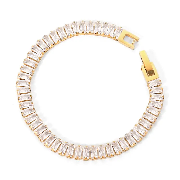 BAGUETTE TENNIS BRACELET