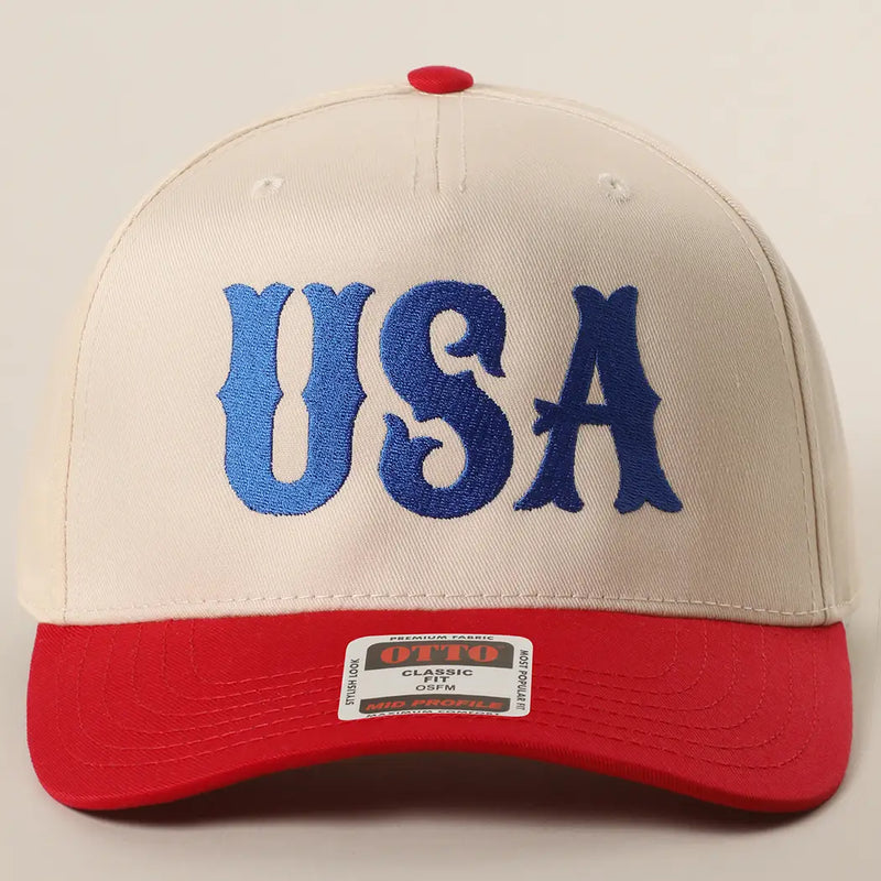 USA TYPOGRAPHY HAT