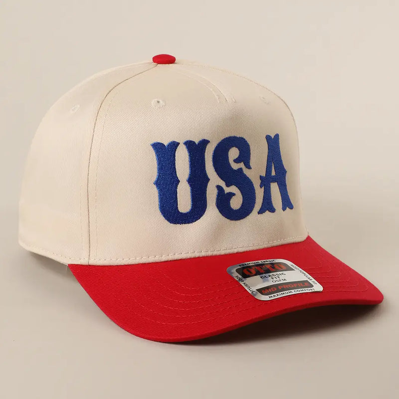 USA TYPOGRAPHY HAT