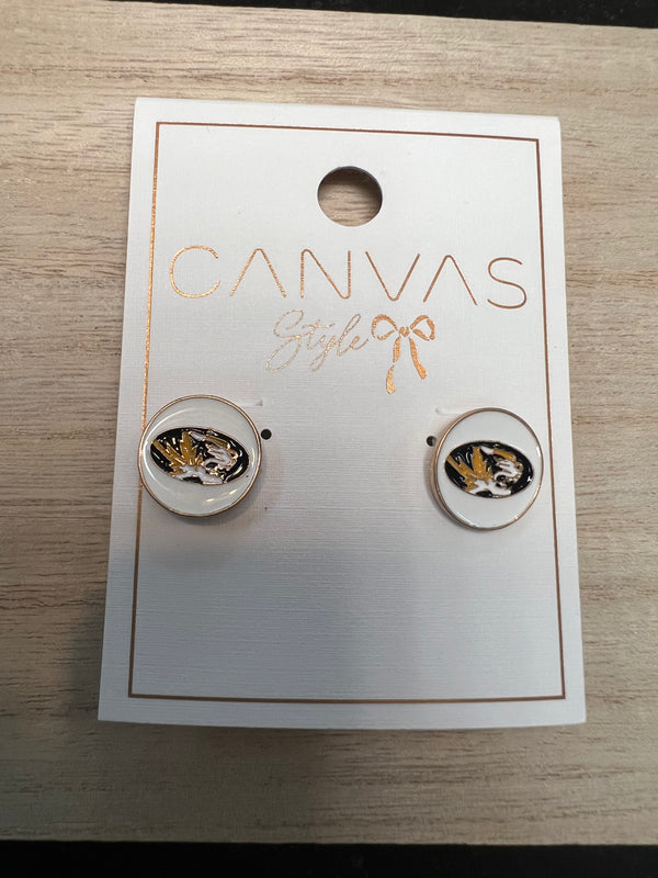 MISSOURI TIGERS EARRINGS