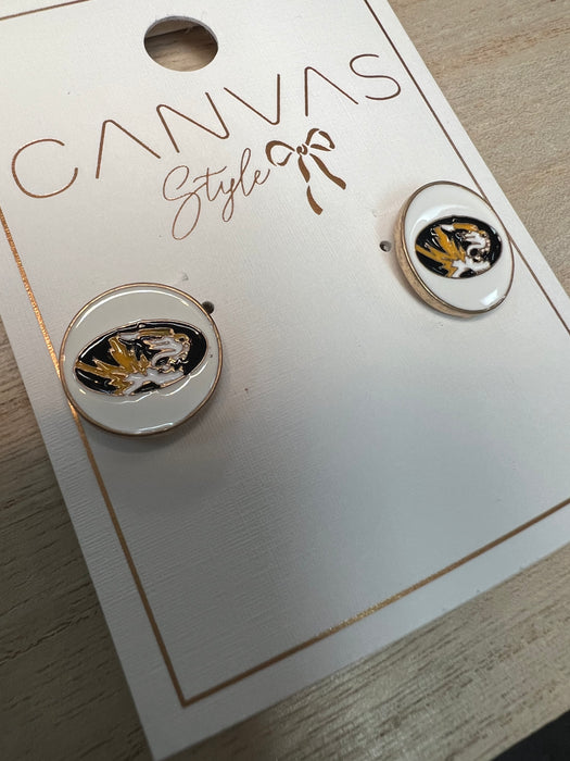 MISSOURI TIGERS EARRINGS