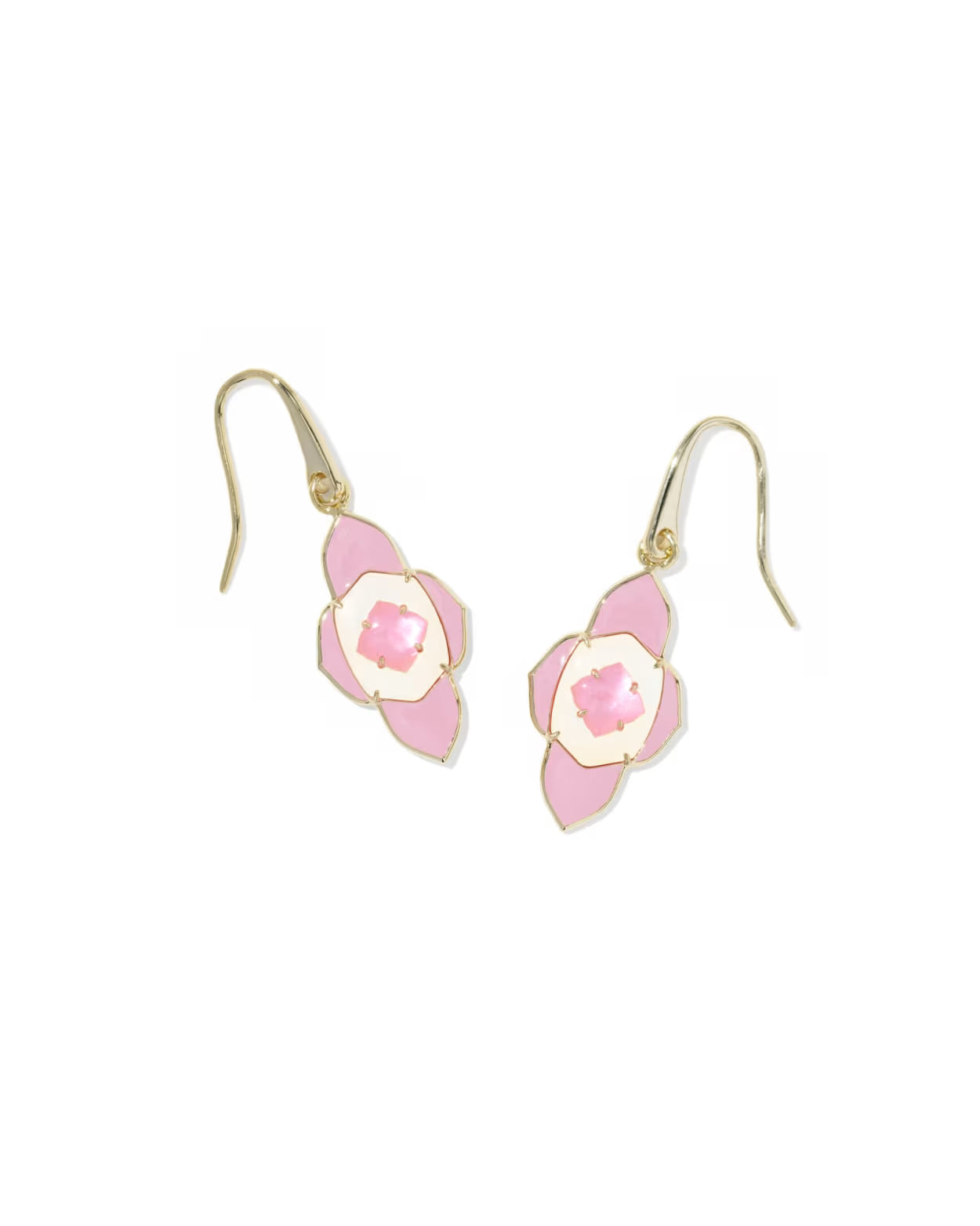 KENDRA SCOTT: ABBIE MEDALLION SMALL DROP EARRING- 5 COLORS