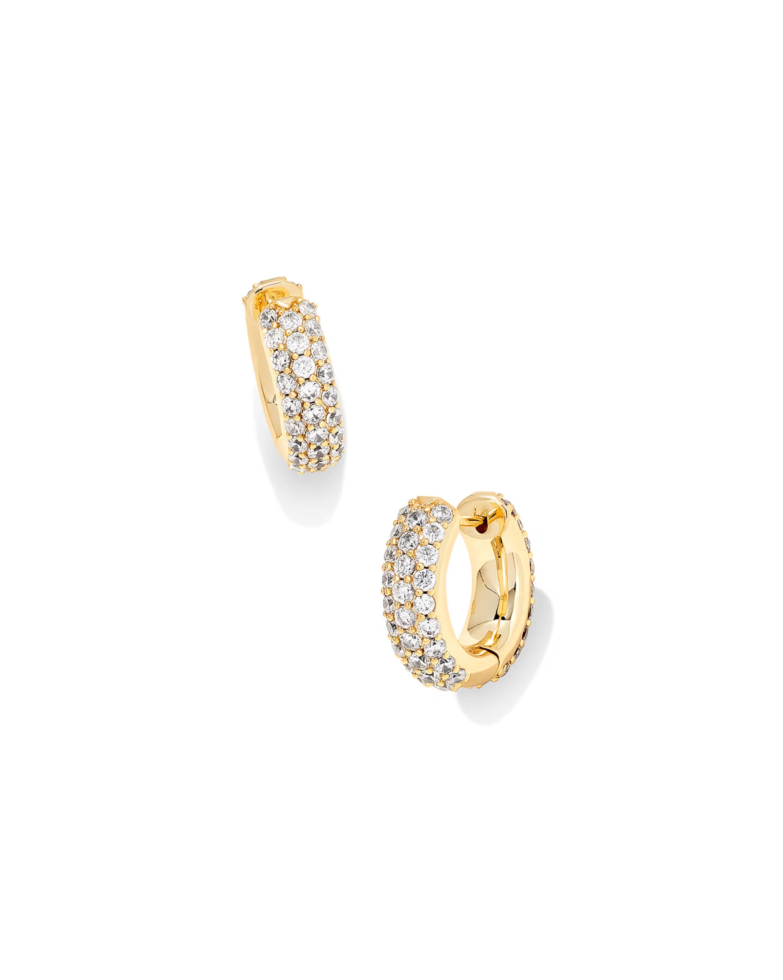 KENDRA SCOTT: MIKKI PAVE HUGGIE EARRING