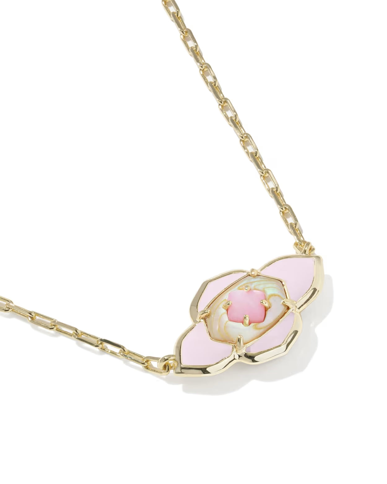 KENDRA SCOTT: ABBIE MEDALLION PENDANT NECKLACE- 5 COLORS
