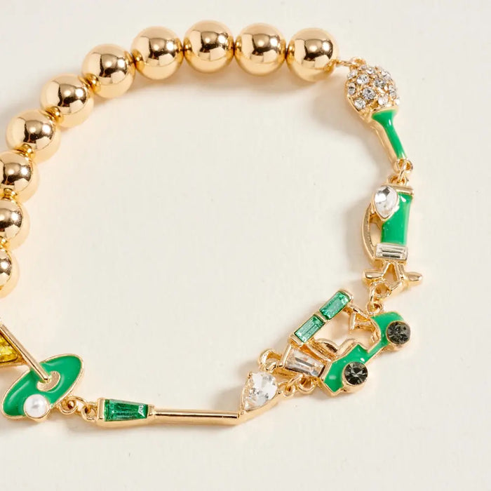 GOLF THEMED STRETCHY BRACELET