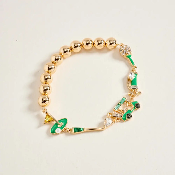 GOLF THEMED STRETCHY BRACELET