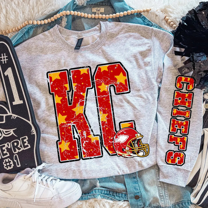 CHIEFS STAR SLEEVE SWEATSHIRT
