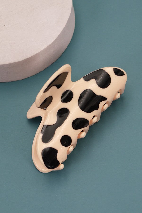 COW PRINT CLAW CLIP