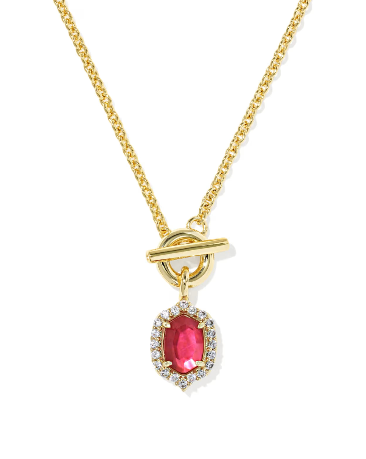 KENDRA SCOTT: DAPHNE FRAME TOGGLE NECKLACE